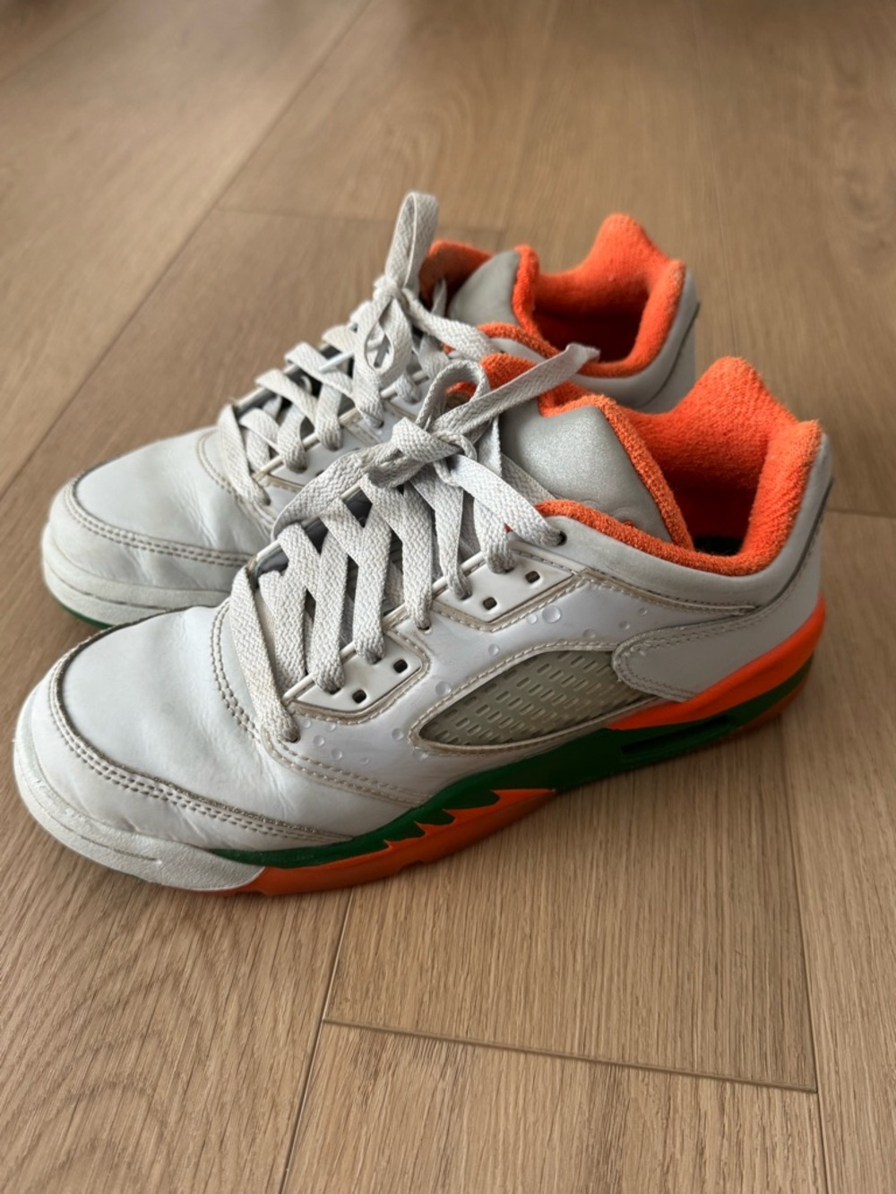 Jordan 5 Retro Nike Kids Miami Hurricane